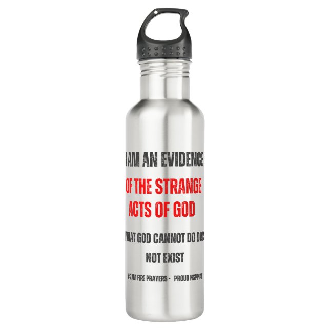 Strange Acts of God - nsppd 710 Ml Water Bottle (Front)