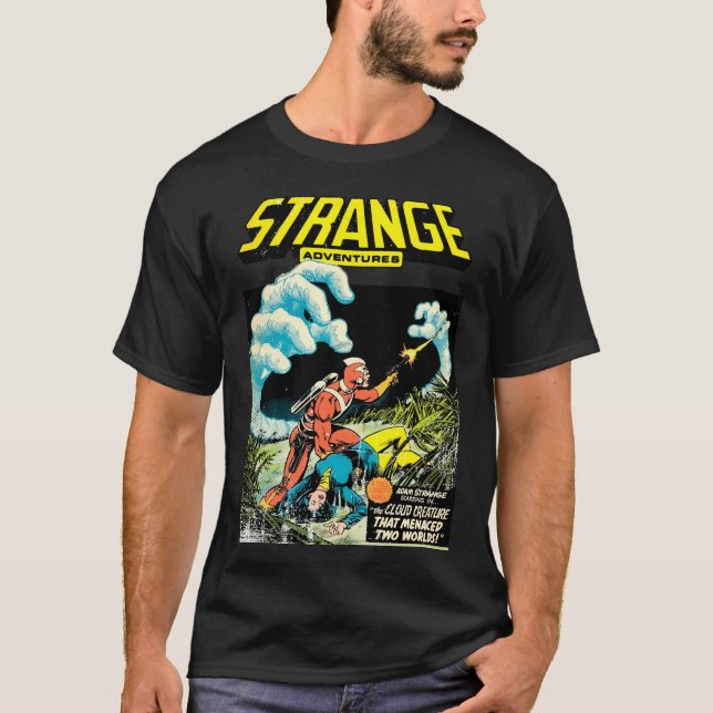 Strange Adventures - Retro Comics T-Shirt (Front)