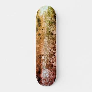Strange aged fibrous texture and dirt or burnt skateboard