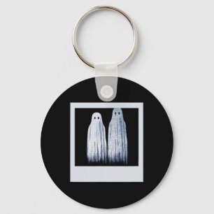 Strange And Unusual Ghost Photo Funny Horror Movie Key Ring