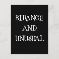 Strange and Unusual Gothic Quote Design