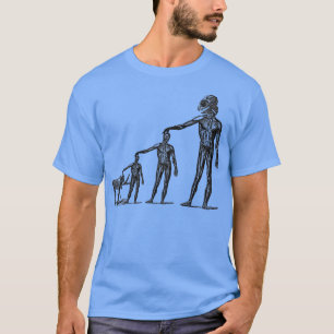 Strange and Weird Biology Evolution Neanderthal Ma T-Shirt