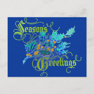 Strange and Wonderful Holiday Postcard