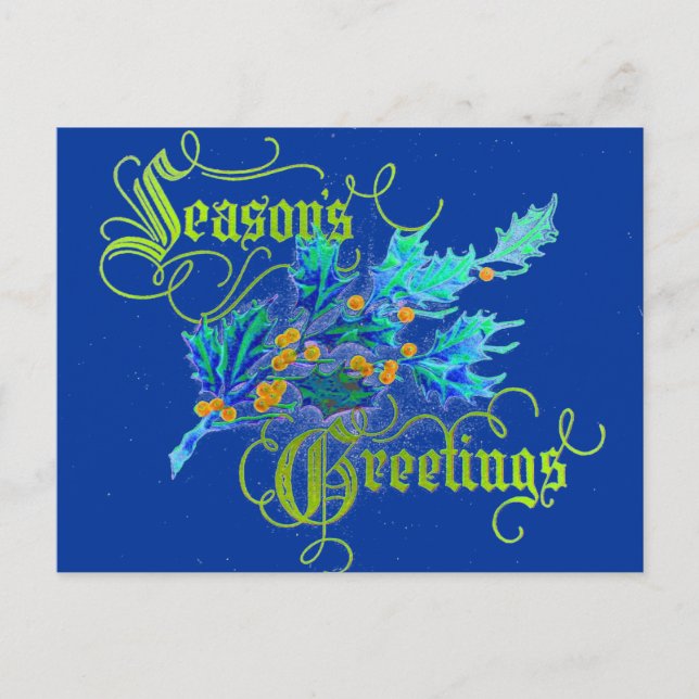 Strange and Wonderful Holiday Postcard (Front)