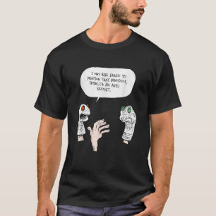 Strange Brew Sock Puppet Dad Joke Cartoon T-Shirt
