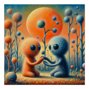 Strange creatures poster