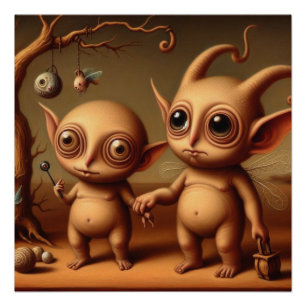 Strange creatures poster