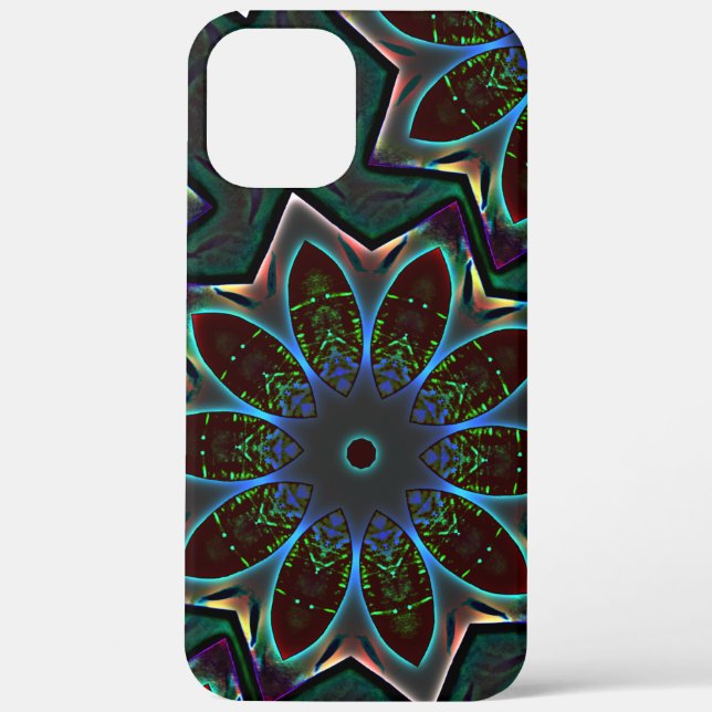Strange dark circular ellipse with abstract leaves Case-Mate iPhone case (Back)