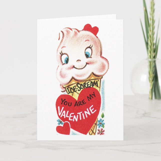 Strange Eerie Vintage Valentine Card 12 (Front)