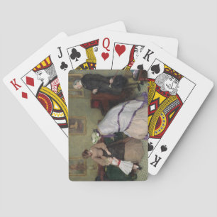 Strange Faces (w/c & bodycolour on paper) Playing Cards