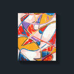 Strange Fish-Abstract Art Hand Painted Canvas Print<br><div class="desc">Strange Fish-Wrapped Canvas Print with Hand Painted Abstract Art Acrylic Painting in Bold Vivid Colours</div>