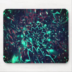Strange flower lost in debris forest mouse mat