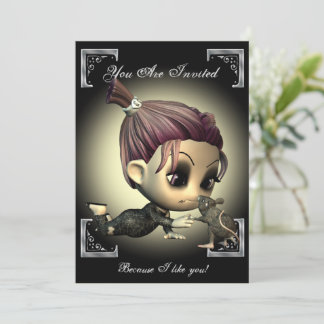 Strange Friends Halloween Party Invitation