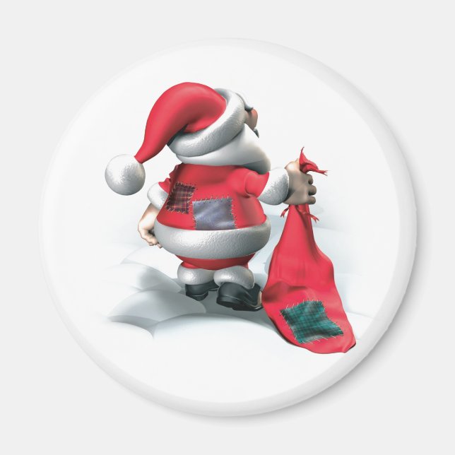 strange happy xmas magnet (Front)