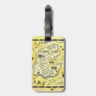 Strange Island Treasure Map Luggage Tag