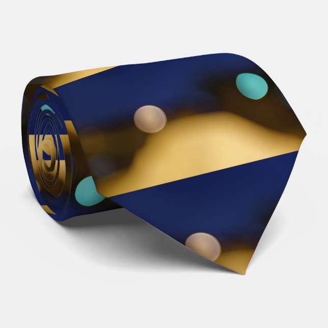 Strange lights in the night tie (Rolled)
