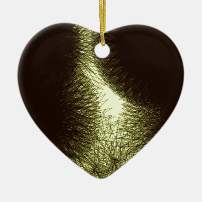 strange mystery 576 abstract art ceramic tree decoration (Front)