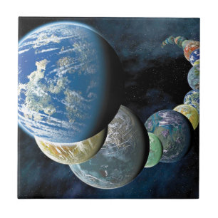 Strange New Worlds Alien Planet Montage Tile