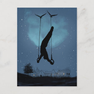 strange night postcard