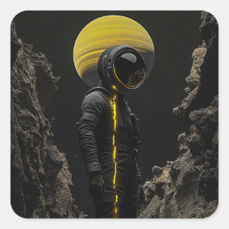 Strange Planet Square Sticker