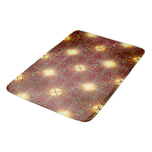 Strange repetition lines generating light circles  bath mat