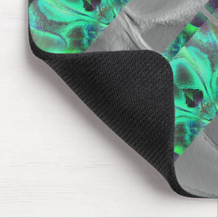 Strange scuttled satin tone, greenish to carbon th mouse mat