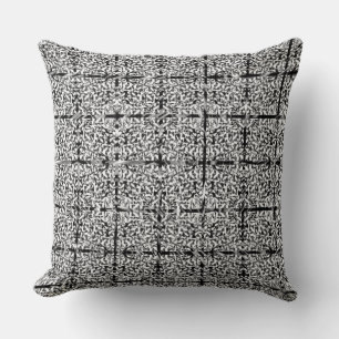 Strange shapes and scratches black and white? cushion