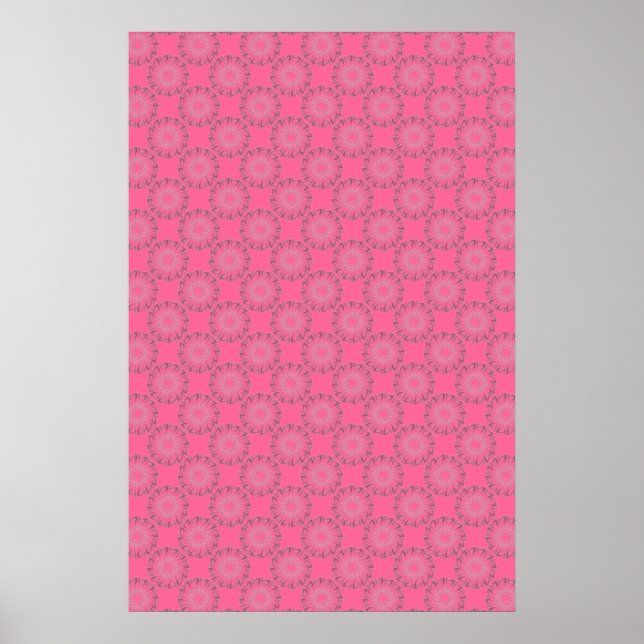 Strange Spiral Pattern Poster (Front)