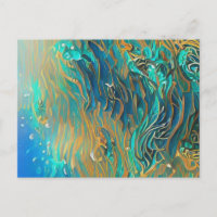 Strange Tide Abstract Oil Painting