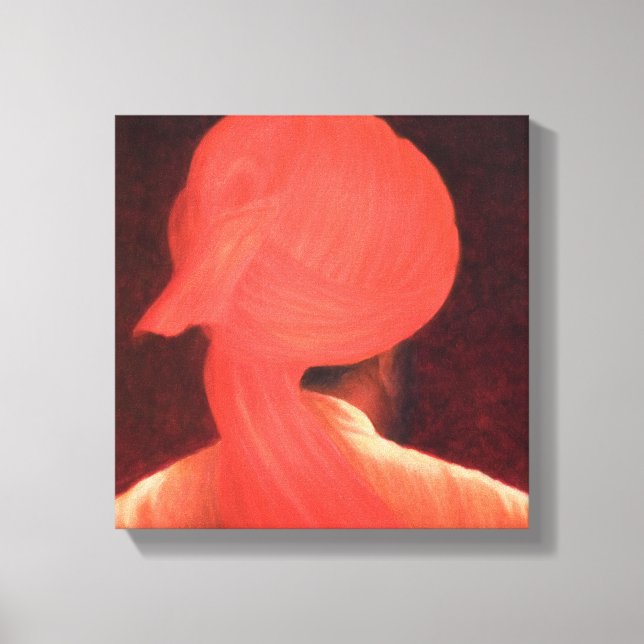 Strange Turban Canvas Print (Front)