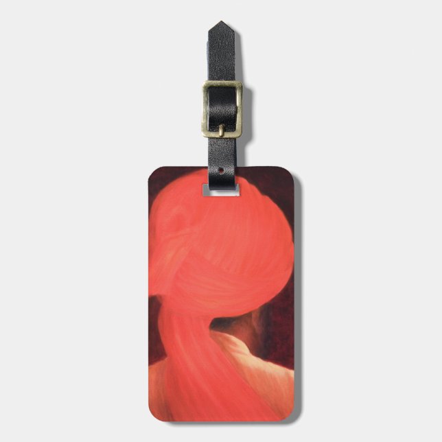 Strange Turban Luggage Tag (Front Vertical)
