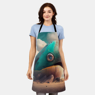 Strange Whale Apron