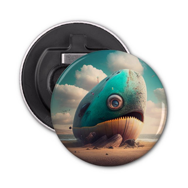 Strange Whale Bottle Opener (Front)