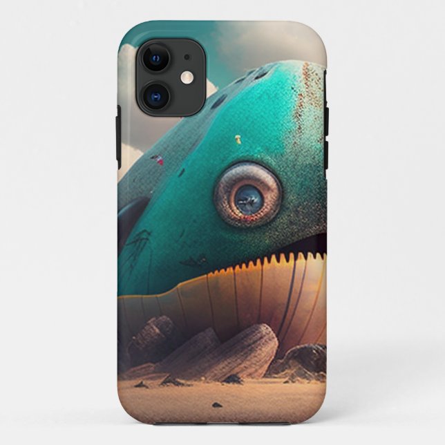 Strange Whale Case-Mate iPhone Case (Back)