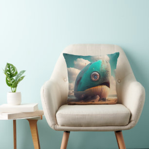 Strange Whale Cushion