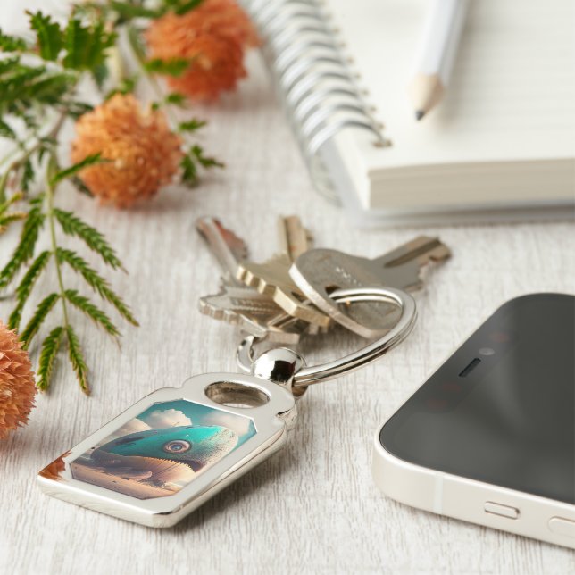 Strange Whale Key Ring (Side)