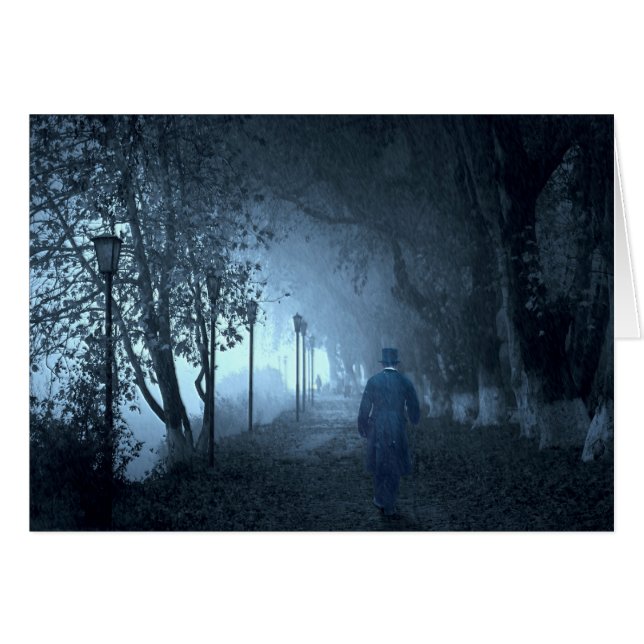 Stranger in the Park in Night Fog (Front Horizontal)