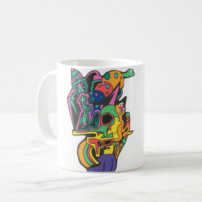 Stranger Nerf Gun Coffee Mug (Front Left)