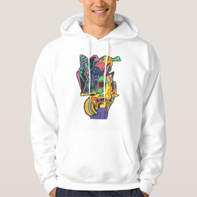 Stranger Nerf Gun Hoodie (Front)