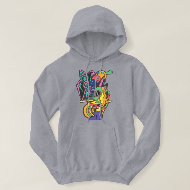 Stranger Nerf Gun Hoodie (Design Front)