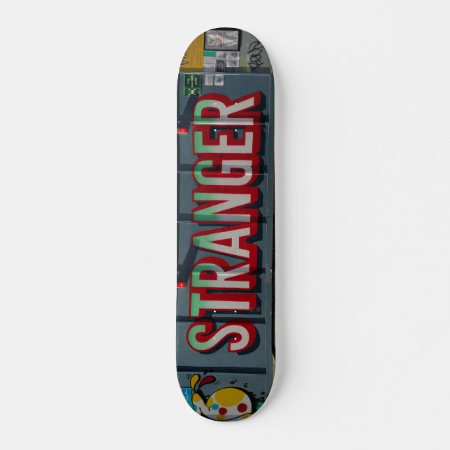 Stranger Skateboard Deck (Front)