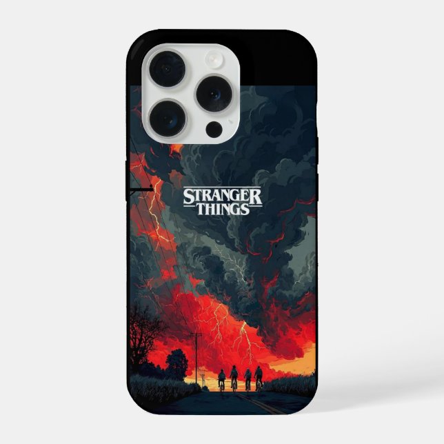 Stranger Things Tough Phone Case — Retro 80s  (Back)