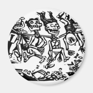 "Strangler Calaveras" circa 1942 MEXICO Magnet