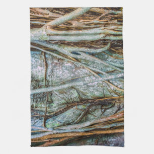 Strangler Fig Abstract Tea Towel