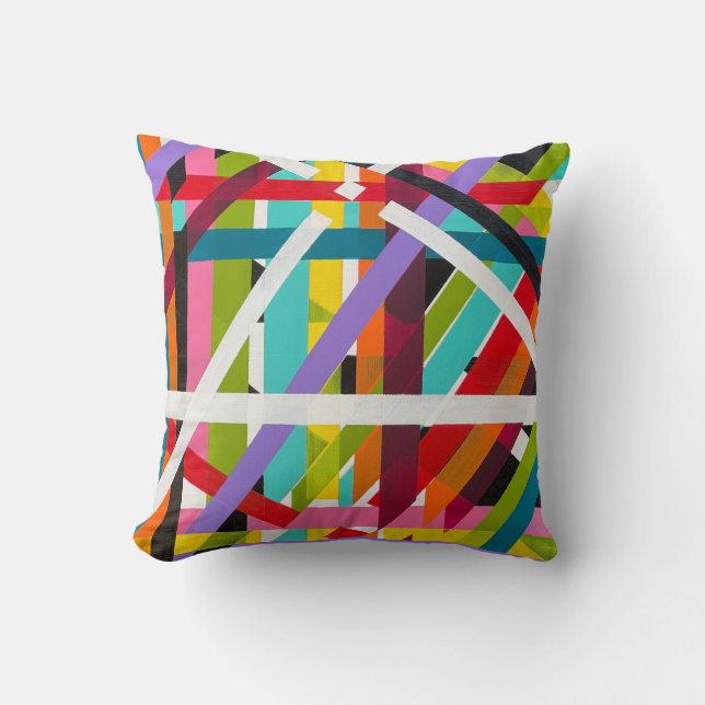 Strapped 16 x 16 Poly Throw Pillow (Front)