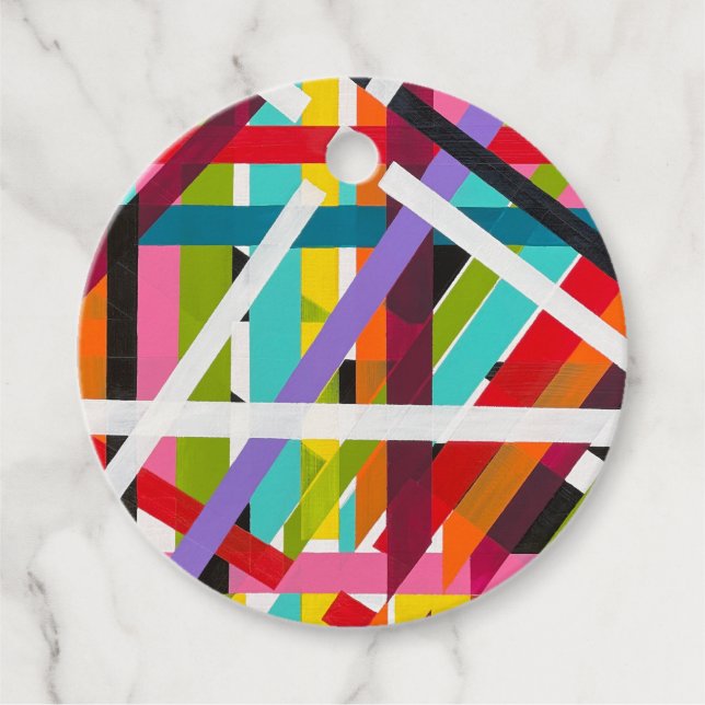 Strapped Favour Tags (Front)