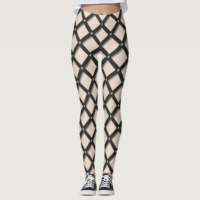 Straps and Studs Leggings (Front)