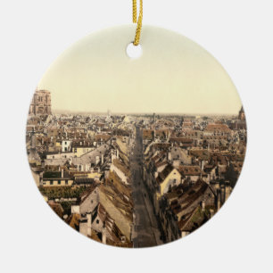 Strasbourg, Alsace, France Ceramic Tree Decoration