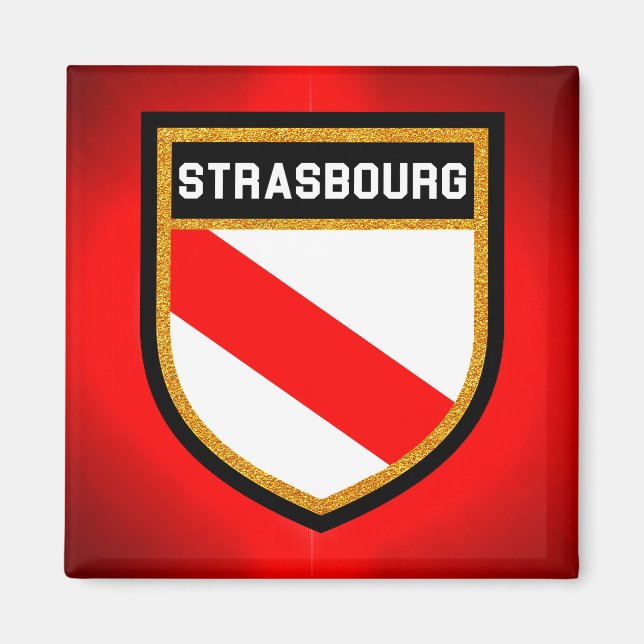 Strasbourg Flag Magnet (Front)