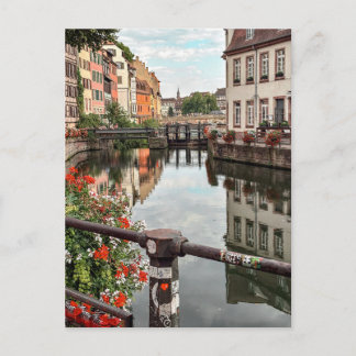 Strasbourg France Alsace Summer Postcard